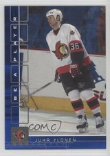 2001-02 ITG Be A Player Memorabilia Sapphire /100 Juha Ylonen #470