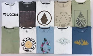Men's Volcom Modern Fit Cotton Polyester Short Sleeve Shirt - Picture 1 of 13