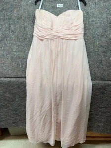 David's Bridal Dress Strapless Back Zip Light Orange Size 16 - Picture 1 of 8