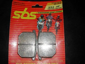 BREMSBELÄGE VORNE SUZUKI GS / GSX OLD 1979-1988 --- SBS 534HF - Bild 1 von 4