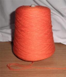 CONE YARN TAMM   Acrylic 3 ply  ORANGE Machine Knitting NEW