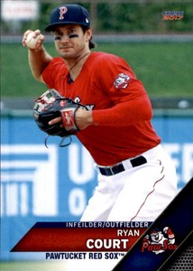 2017 Pawtucket Red Sox Choice #7 Ryan Court Sleepy Hollow Illinois Baseball Card