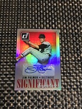 2016 DONRUSS SIGNIFICANT SIGNATURES FOIL  JIM PALMER SP 38/49 AUTO ORIOLES