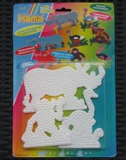 NEU Hama Bügel Perlen Set 248 Stiftplatte Affe Vogel Strauß Nashorn Blister