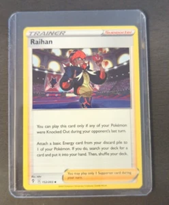 2021 Raihan - 152/203 Uncommon Pokemon Trainer Card Evolving Skies NM/M - Picture 1 of 2