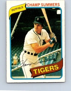 VINTAGE BASEBALL CARD O-PEE-CHEE 1980 DETROIT TGERS CHAMP SUMMERS NO238 - Picture 1 of 2