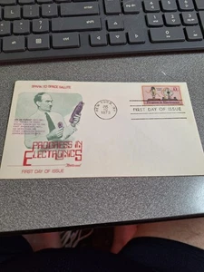 1973 First Day Cover 11c stamp Progress in Electronics art cachet - Picture 1 of 3