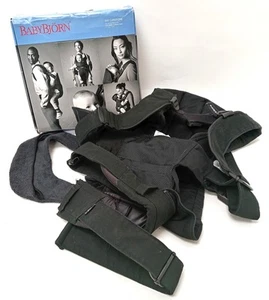 BABYBJORN Black Front & Back Baby Carrier ONE, New-born To 3Yrs 3.5-15Kg Boxed - Picture 1 of 7