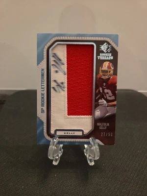 2008 Sp Rookie Threads Malcolm Kelly Letterman Rookie RC Auto /50 Redskins - Image 1 of 2