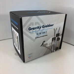 Gravity Grabber Ski & Snowboard Aufbewahrungslösung Stealth (2er Set), schwarz - NEU - Bild 1 von 15