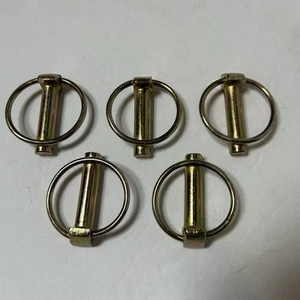 Pin linciaggio 7/16" x 1-3/4" acciaio zincato giallo NUOVISSIMO agricolo e industriale - Foto 1 di 4