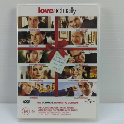 Love Actually (DVD, 2003 Region 2 & 4) Hugh Grant - Liam Neeson - Bill Nighy - image 1 of 4