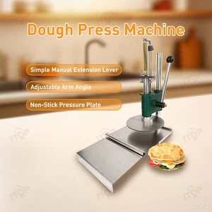 Handbetriebene Teigpressemaschine Mehl Tortilla Hersteller Teigherstellung DE - Bild 1 von 21
