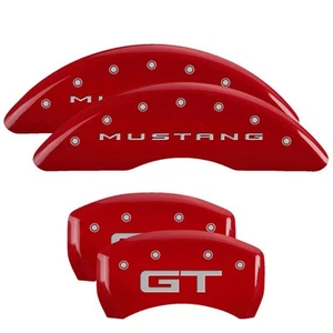 Front Rear Set MGP Disc Brake Caliper Cover For Ford Mustang 2015-2022 - Picture 1 of 10