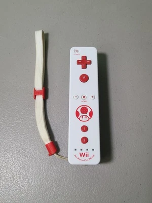 Nintendo Wii Toad Edition Motion Plus Remote Controller Tested Used - Image 1 of 4