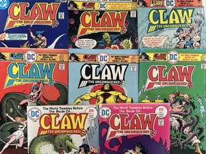 CLAW THE UNCONQUERED. NUMBER'S 1-5, 7-8 & 10 1ST SERIES (8 ISSUE BRONZE AGE LOT) - Picture 1 of 24