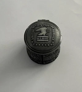 Floral Metal Stamp Coil Dispenser / Stamp Holder US Mail USPS Made In USA - Picture 1 of 5