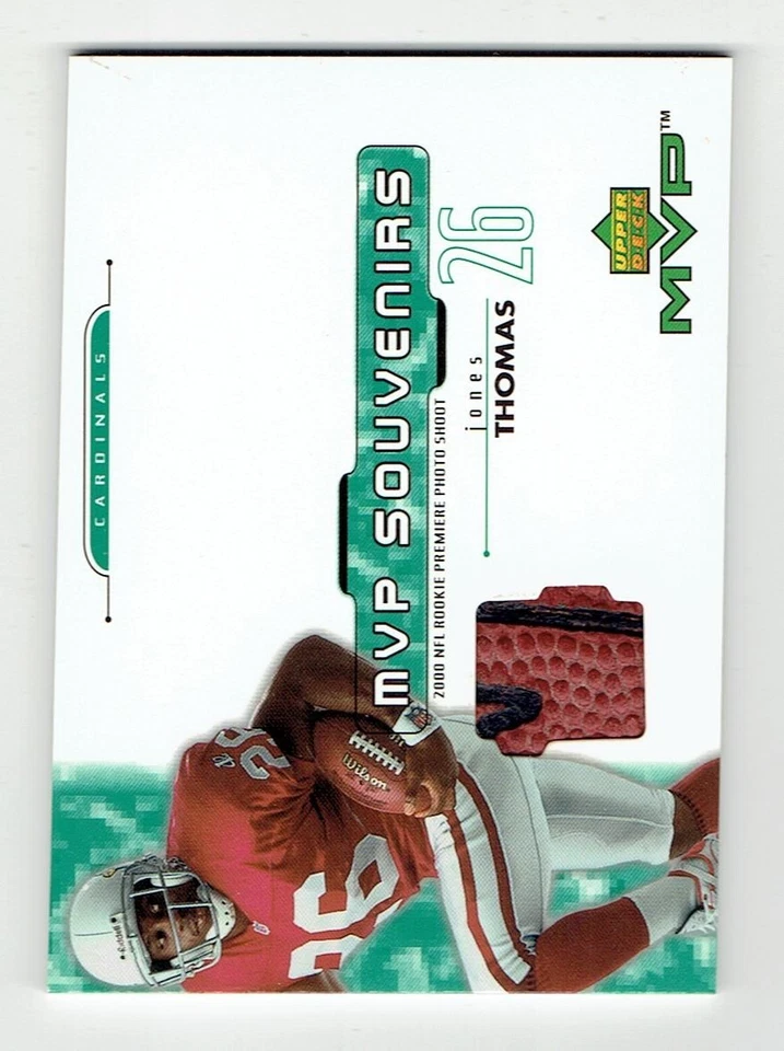 Thomas Jones 2001 Upper Deck MVP Souvenirs #TJ  - Image 1 of 1