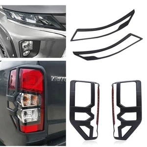 para Mitsubishi L200 2019-23 faros embellecedores luz trasera cubierta  - Imagen 1 de 12