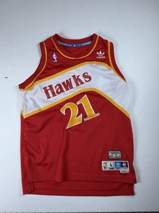 Dominique Wilkins NBA Atlanta Hawks Adidas Swingman Jersey Sz Youth L +2 - Picture 1 of 6