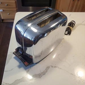 Vintage General Electric Toastmaster 1930 Art Deco Chrome Toaster Works Prop - Picture 1 of 7