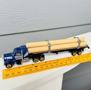 Zylmex Zee K2 Peterbilt 359 w/ Logs 1/87 HO Hong Kong Logging Semi Truck Toy - Picture 1 of 9