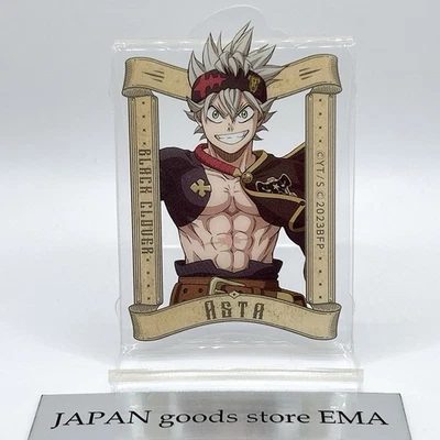 Trèfle noir Asta Die Cut carte transparente Japon anime manga shonen jump... - Photo 1/4