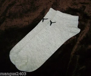 OLDER BOYS DESIGNER HIGH QUALITY PLAIN GREY PUMA TRAINER SOCKS 4/8UK 36/43EU - Picture 1 of 1