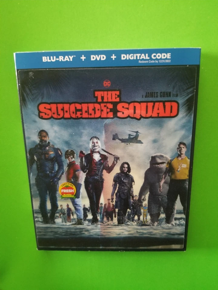 NEW - The Suicide Squad (Blu-ray DVD + Digital 2021) Peacemaker / Harley Quinn Foto 1 de 1