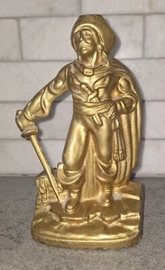 ANTIQUE AMERICAN STATUE SWASHBUCKLER / PIRATE MANTLE CLOCK TOPPER c.1880 ANSONIA - Picture 1 of 7