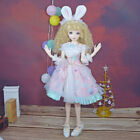 1/3 Bjd 24In Girl Doll With Handmade Clothes Shoes Blonde Curly Wigs Lifelike
