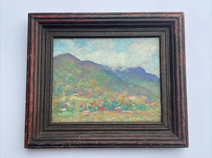 ANTIQUE PAINTING MASTERFUL 1910'S IMPRESSIONIST LANDSCAPE HAWAII CALIFORIA OLD - Picture 1 of 13