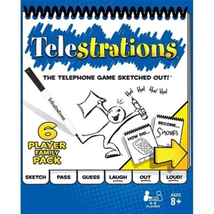 Telestrations Party Game for 4-6 Players Ages 12+ Family Drawing Board Game UK - Picture 1 of 7