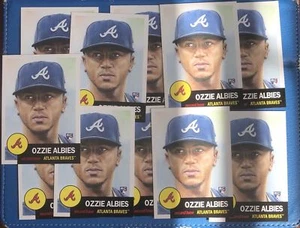 2018 Topps Living Set #32 Ozzie Albies Atlanta Braves RC Rookie Card Hot - Picture 1 of 3