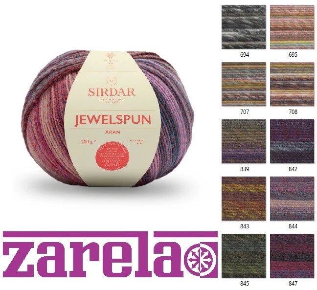 Sirdar Jewelspun Aran 200g ***ALL SHADES*** - Image 1 of 1