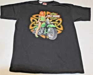 Las Vegas Nevada Lucky U Harley Davidson T Shirt Men's M - Picture 1 of 11