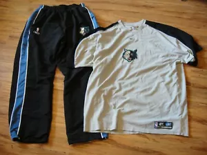 KEVIN GARNETT GAME WORN USED 2002-03 MINNESOTA TIMBERWOLVES WARM UP 2 PIECE SUIT - Bild 1 von 10