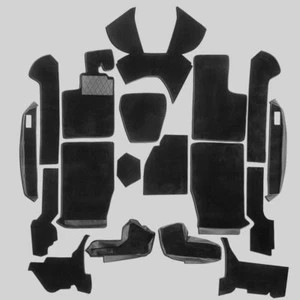 Black Velours Carpet Set for Renault Alpine A310 V6  1976-1985 - Picture 1 of 2