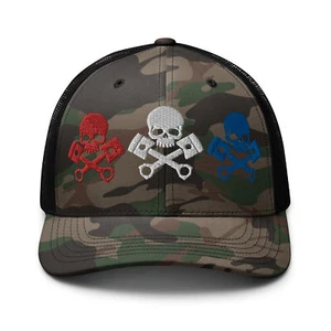 Cappello da camionista mimetico Porsche Enthusiast FLAT SIX LIFE RBW - Foto 1 di 14