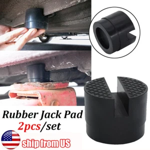2x Car Jack Pad Adapter Rubber Pinch Weld Side Frame Rail Protector Lift Tool - Foto 1 di 9