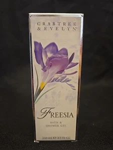 ¡NUEVO EN CAJA! Gel de baño y ducha Crabtree & Evelyn Freesia de colección 250 ml 8,5 oz RARO DIFÍCIL DE ENCONTRAR - Imagen 1 de 7