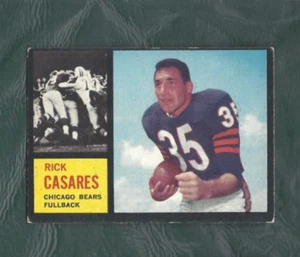 1962 Topps football card #16 Rick Casares Chicago Bears VGEX+ - Picture 1 of 2