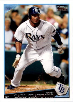 2009 Topps #40 Carl Crawford - NM - Image 1 of 2