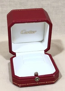Anillo de plata de oro CARTIER caja de joyería Le Must fauna flora amor Trinity Nouvelle/ - Imagen 1 de 11
