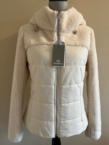 OFF WHITE GIACCA CON CAPPUCCIO SOIA 7 KYO LILIANE N TAGLIA SMALL BIANCO SPORCO