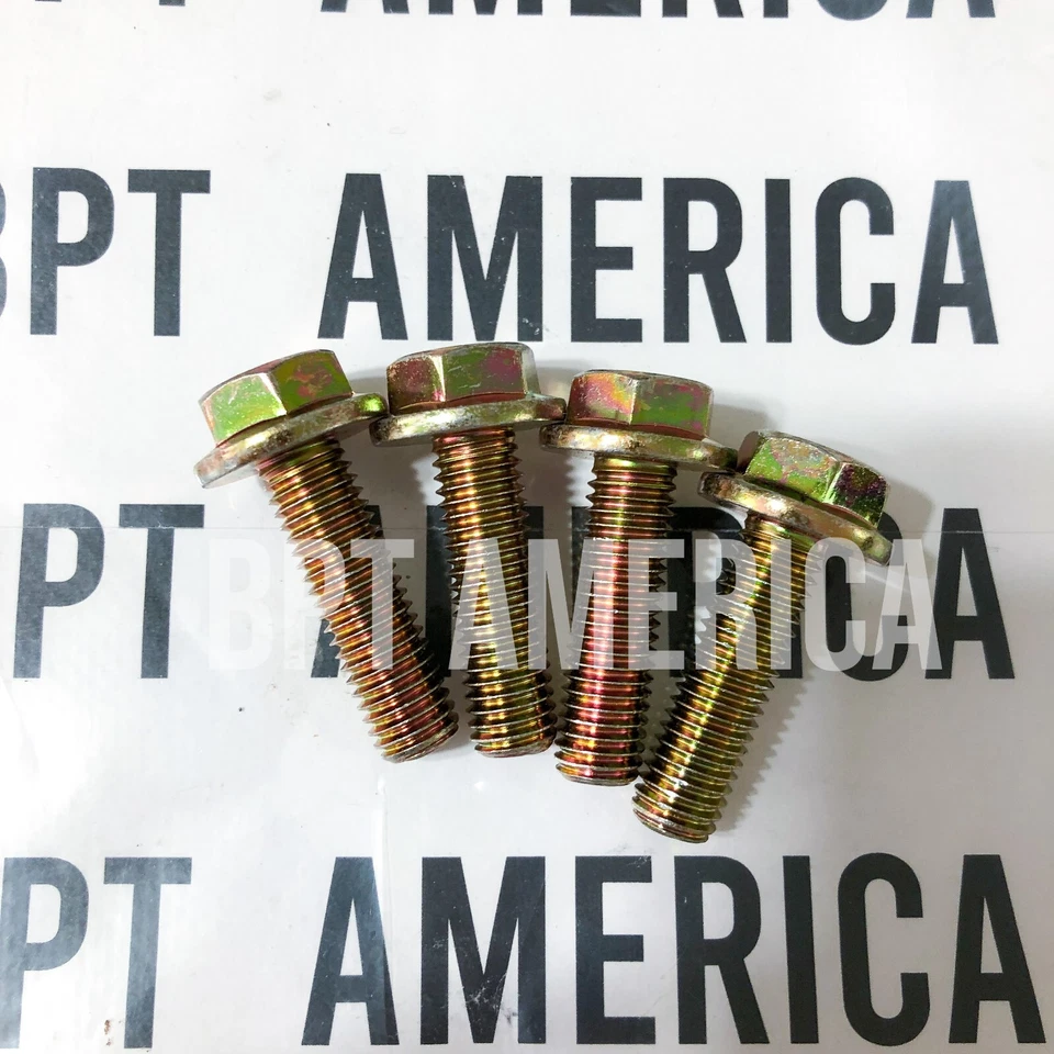 4x 10.9 Hardened 1999 2004 Chevy Tracker Front Sway Bar Bushing Bracket Bolt Kit - Imagem 1 de 4