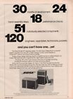 Bose - Model 301 Głośniki - Oryginalna reklama magazynu -1976