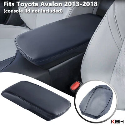 Fits Toyota Avalon 2013-2018 Center Console Arm Rest Lid Leather Cover Trim Gray - Image 1 of 4
