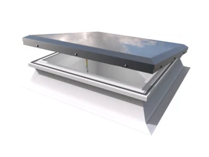 Flat Roof Glass Pane Window, Rooflight Skylight - Manual Opening- 150mm Kerb - Picture 1 of 4