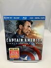 Captain America: the First Avenger 3d/2D (Blu-ray 3D, 2011) With Slip Cover